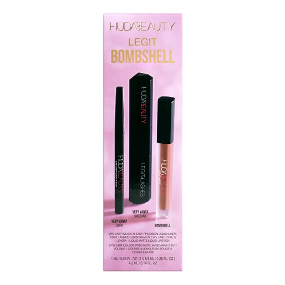Legit Bombshell Set - Set machiaj, Huda Beauty